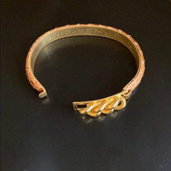 Vita snakeskin bangle bracelet - Picture 3 of 5